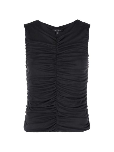 ruched tank top