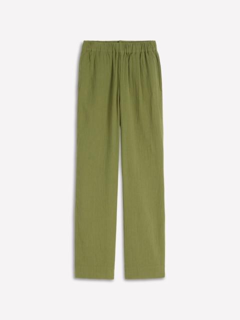 BODEN Pull-on Double Cloth Pants-Olive Green