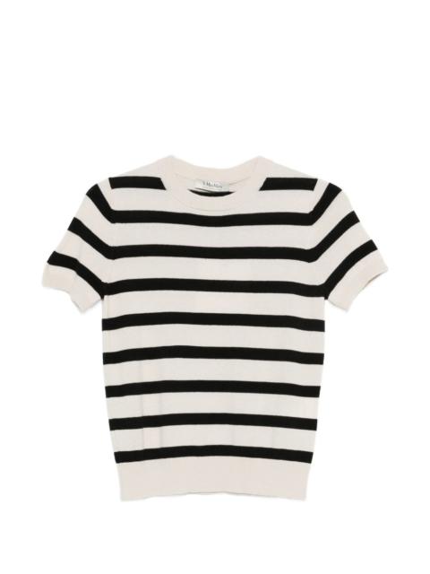'S Max Mara striped short-sleeve sweater