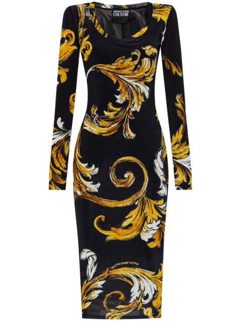 VERSACE JEANS COUTURE Barocco midi dress