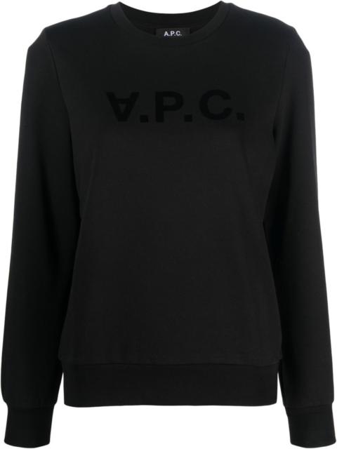 A.P.C. logo-print sweatshirt