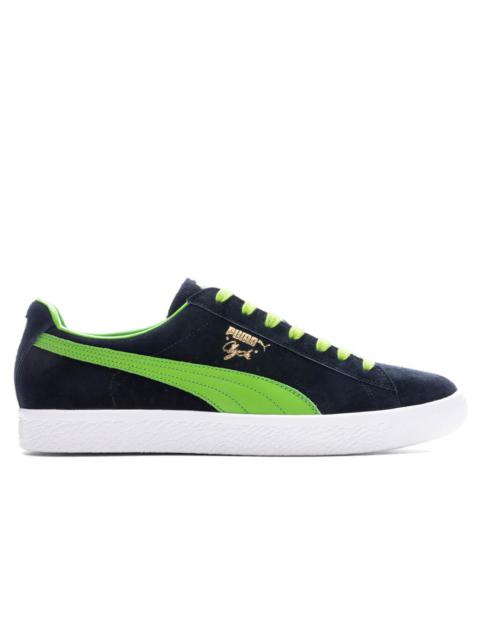 PUMA CLYDE CLYDEZILLA MIJ - NAVY/LIME SMASH