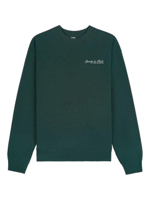 Sporty & Rich Sporty & Rich Printed Crew-neck Sweater