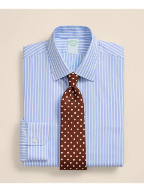 Brooks Brothers Brooks Brothers Explorer Collection Non-Iron Twill Ainsley Collar, Bengal-Stripe Dress Shirt