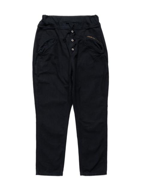 Kapital Light Canvas SAROUEL NOUVELLE Pants - Black