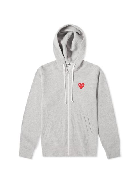 Comme des Garçons Play Comme des Garcons Play Women's Red Heart Full Zip Backprint
