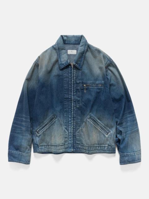 HERILL HBT Linen Work Jacket - Black - 10373653463333 | REVERSIBLE