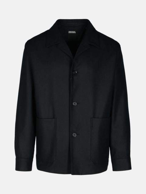 'DROP 7' BLACK WOOL JACKET