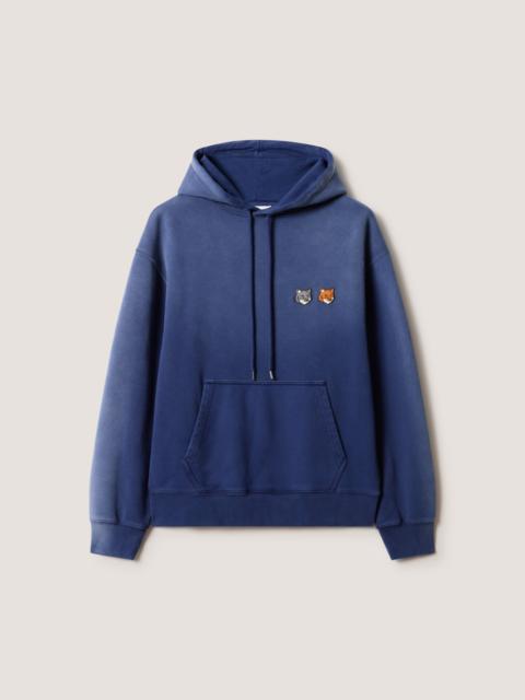 Maison Kitsuné DOUBLE FOX HEAD FADED COMFORT HOODIE