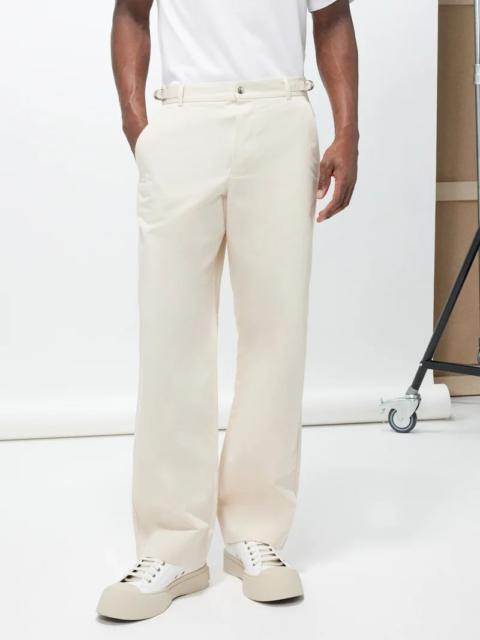 JACQUEMUS Jean cotton-blend twill suit trousers