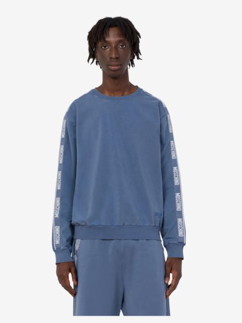 Moschino PIECE-DYED COTTON SWEATSHIRT