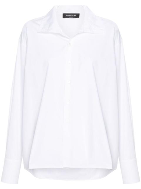 FABIANA FILIPPI high-neck poplin shirt