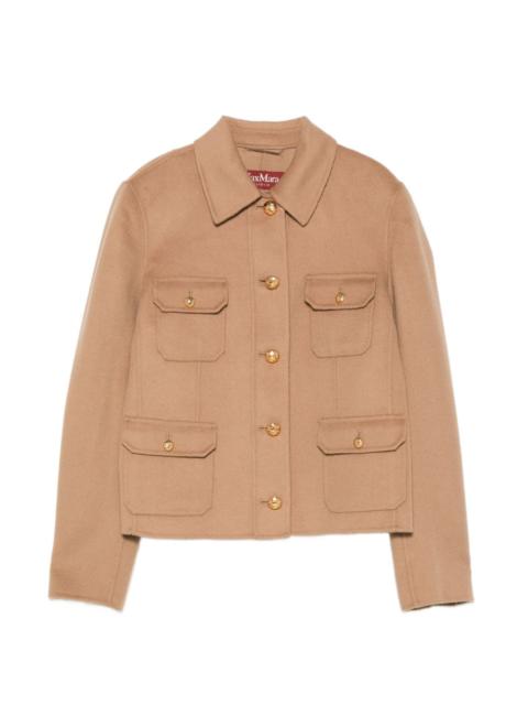 Max Mara button-up utility jacket