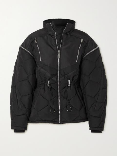 Givenchy Convertible Quilted Padded Shell Jacket