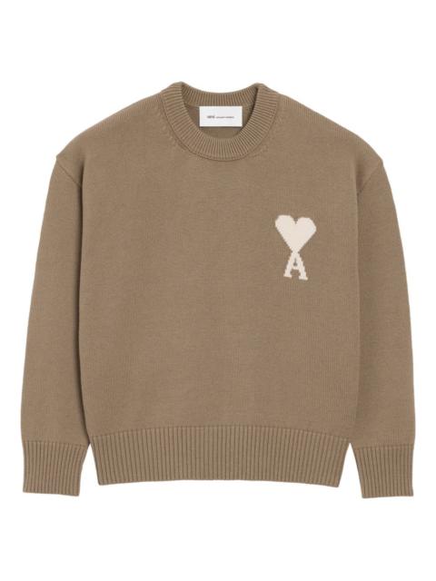 AMI Paris Ami De Coeur crew-neck sweater