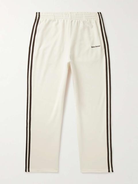 adidas + Wales Bonner Straight-Leg Crochet-Trimmed Cotton-Blend Jersey Track Pants
