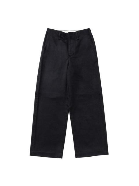 visvim WIDE PANTS (SILK) W BLACK