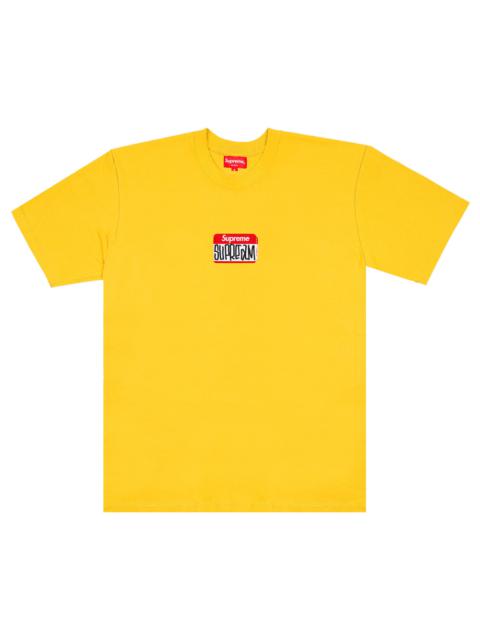 Supreme Supreme Gonz Logo T-Shirt 'Mustard' | REVERSIBLE