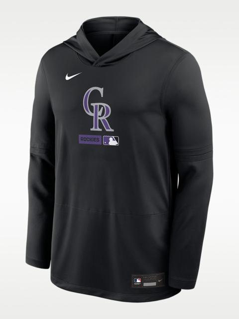 Nike Colorado Rockies Authentic Collection Men's Nike Dri-FIT MLB Long-Sleeve Hooded Top