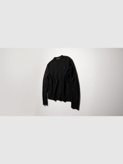 GUCCI Knit wool cashmere sweater with embroidery
