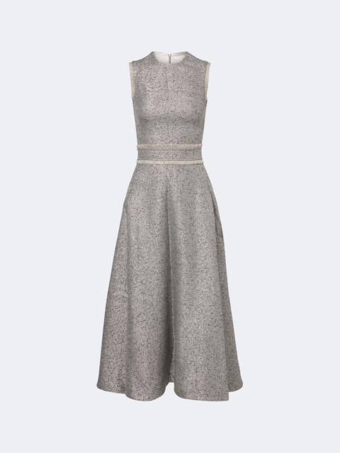 Safiyaa Ornette tweed midi dress