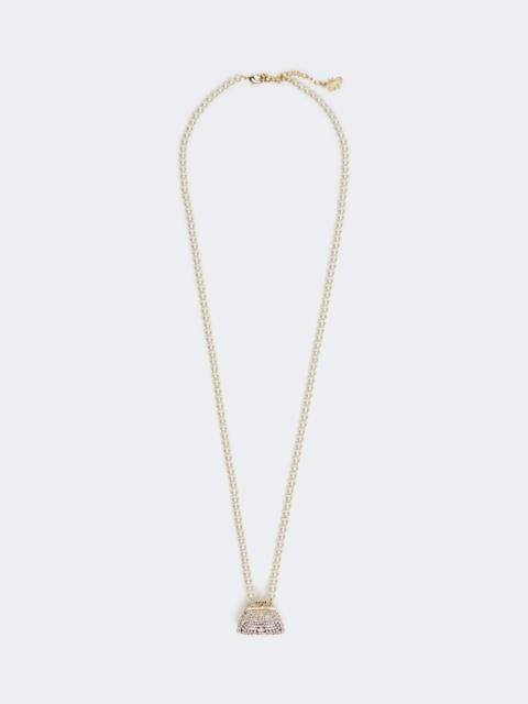 WEEKEND Max Mara PASTICCINOC4 Pasticcino Bag-pendant necklace - OPTICAL WHITE