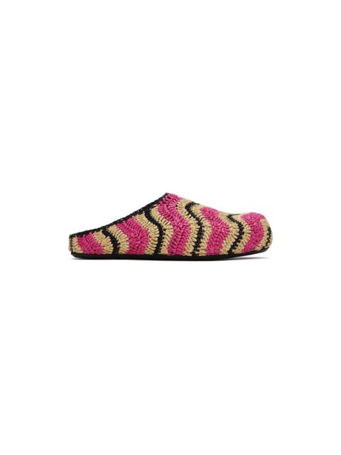 Marni Pink No Vacancy Inn Edition Fussbett Slides