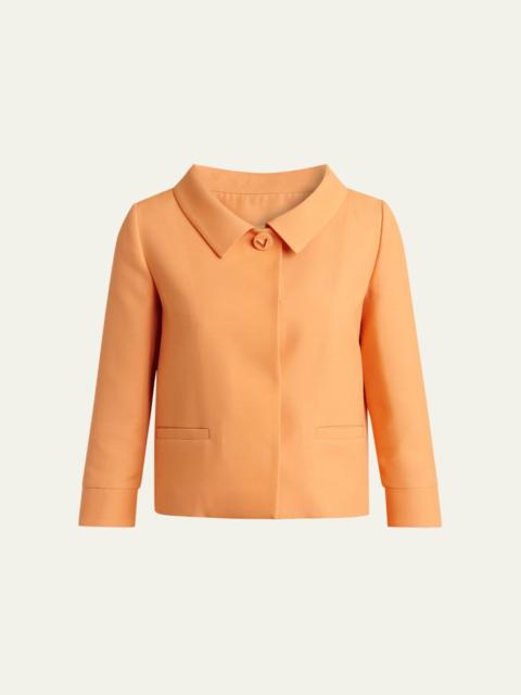 Valentino Wool Crop Jacket