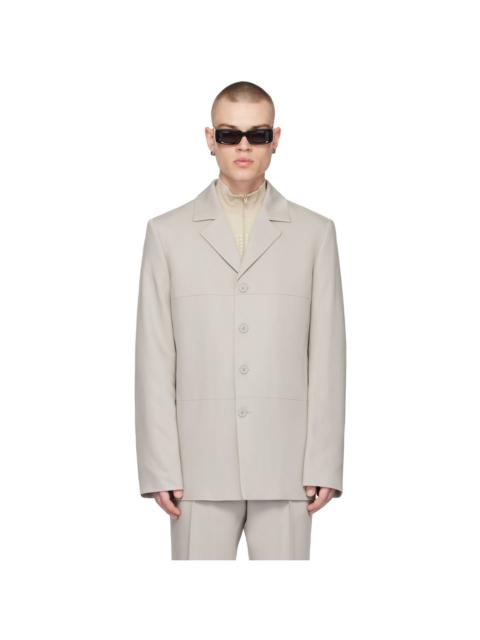 MISBHV Taupe Tailored Blazer