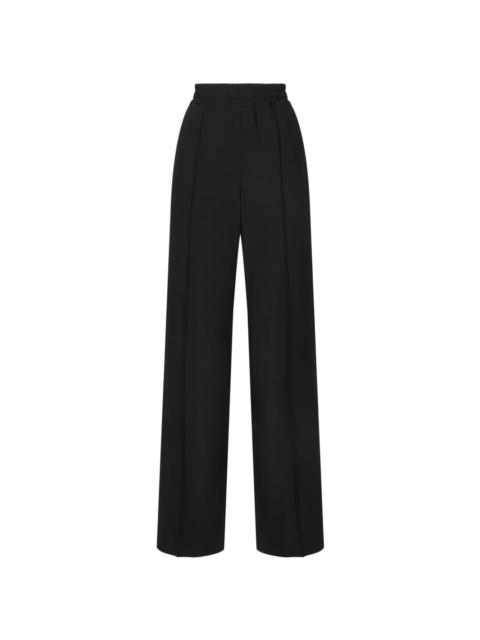 pressed-crease trousers