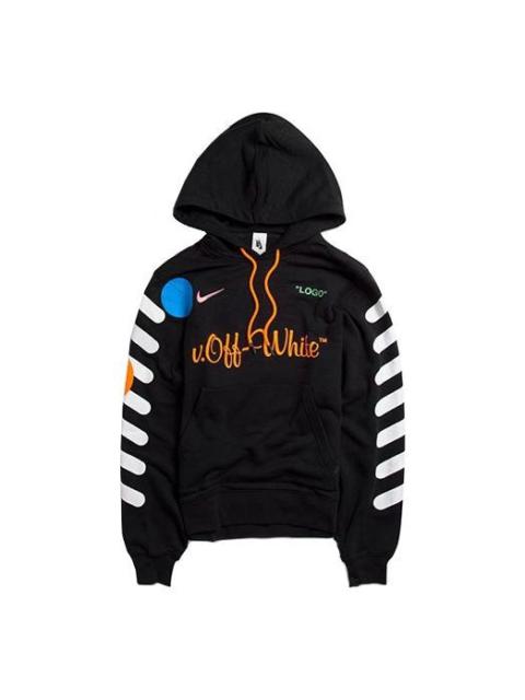 Nike Nike x 오프 화이트 후드 '블랙 총 오렌지' AA3257-010