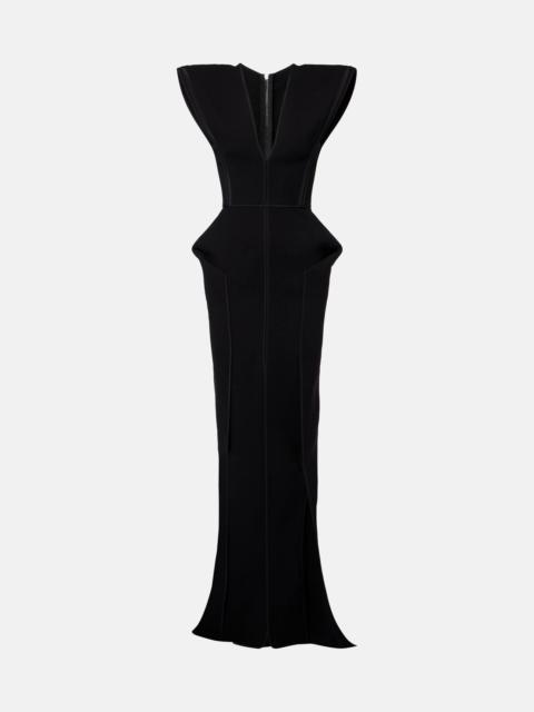 MATICEVSKI Graduate peplum gown
