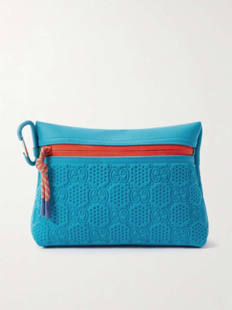 Diver Logo-Embossed Shell Pouch