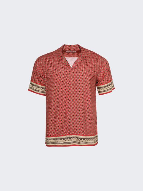 ORLEBAR BROWN Maitan Solmio Shirt Summer Red