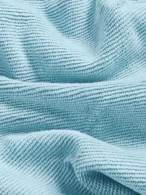 PANGAIA Womens 365 Mid-weight Long Shorts - Celestial Blue