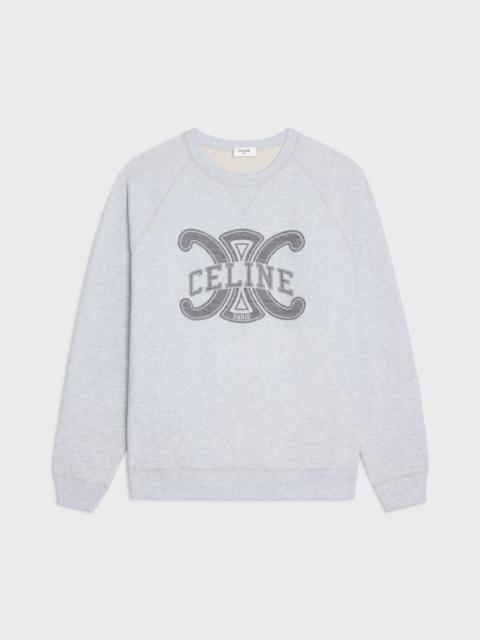 CELINE regular sweatshirt IN cotton fleece