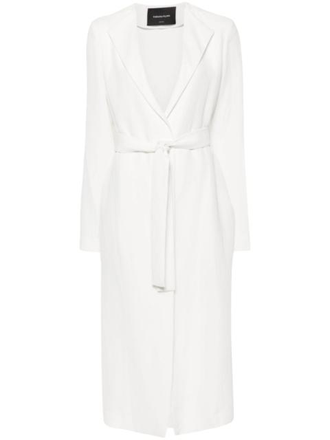 FABIANA FILIPPI spread-collar belted coat