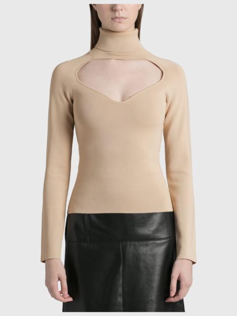 Nanushka FAH CUT-OUT KNIT TOP SWEATER