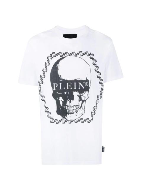graphic skull crew neck T-shirt