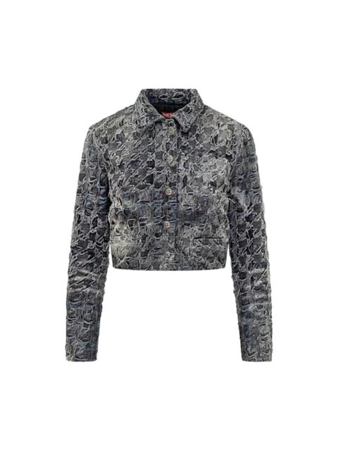Diesel Distressed Tweed Jacket "Grey" A206400EPCS9XXA
