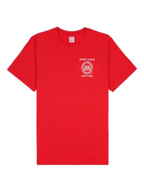 Sporty & Rich logo-print cotton T-shirt