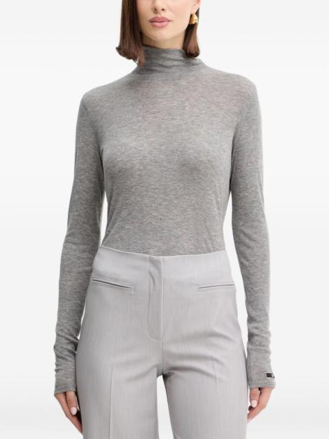 ELISABETTA FRANCHI buttoned roll-neck knitwear