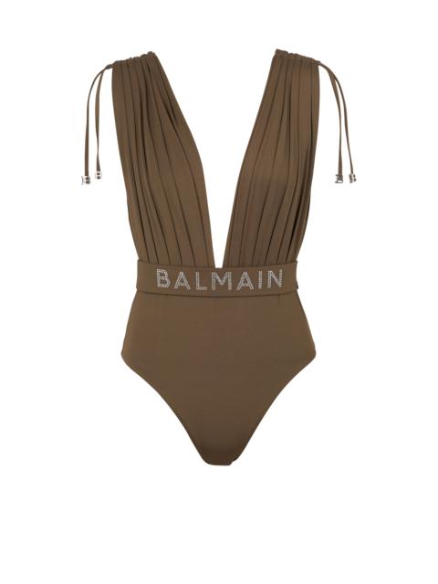 Balmain Draped swimsuit