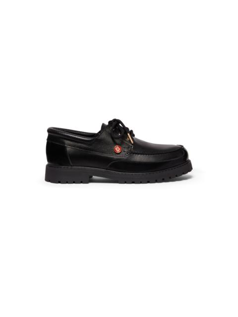 CASABLANCA Men's Black Leather Boat Shoes | Casablanca Paris