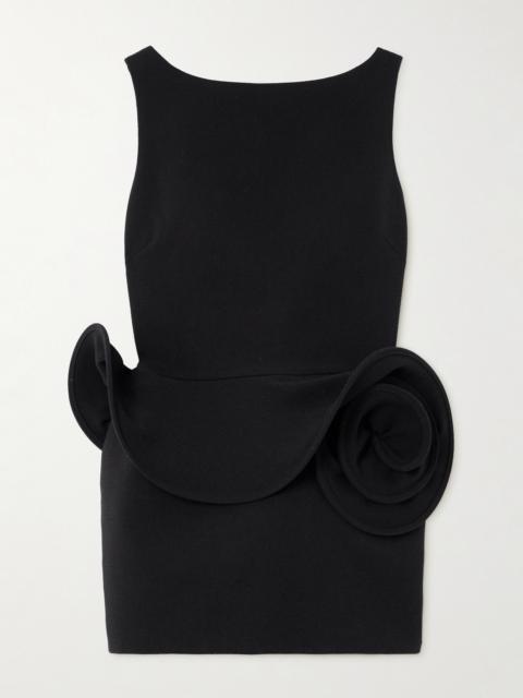MAGDA BUTRYM Open-back Crepe Mini Dress