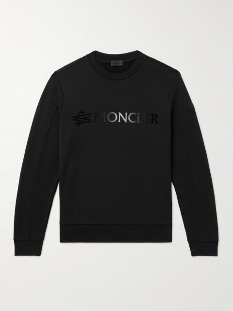 Moncler Logo-Flocked Cotton-Jersey Sweatshirt