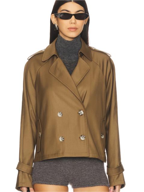 LIONESS x REVOLVE Cropped Trencherous Coat