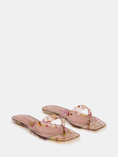 STEVE MADDEN TRELLA JELLY PINK PRINT