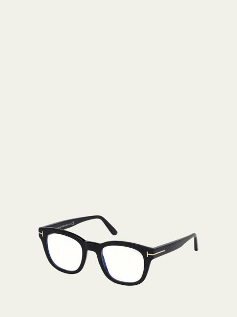 TOM FORD Blue Block Square Optical Frame