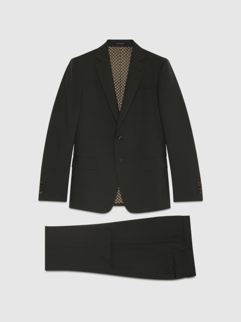 Wool mohair suit